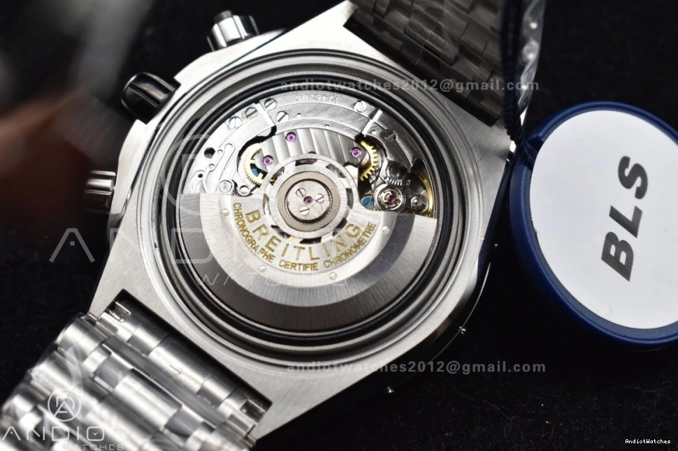 Best 586 Black Bracelet A 44mm BLSF Edition SS on Dial B01 Sustainable SS 1:1 Chronomat 0121